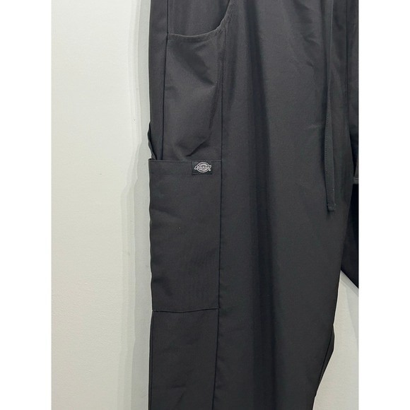 Dickies EDS Essentials Cargo Scrub Pants Mid Rise Straight Leg Drawstring XL - Picture 4 of 5